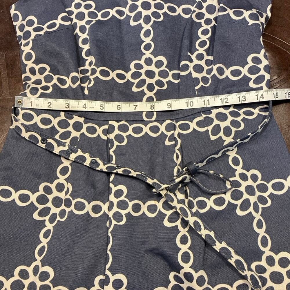 Boden Ava Daisy Chain Dress Women's 6R With belt Summer classic preppy wedding - Picture 15 of 16
